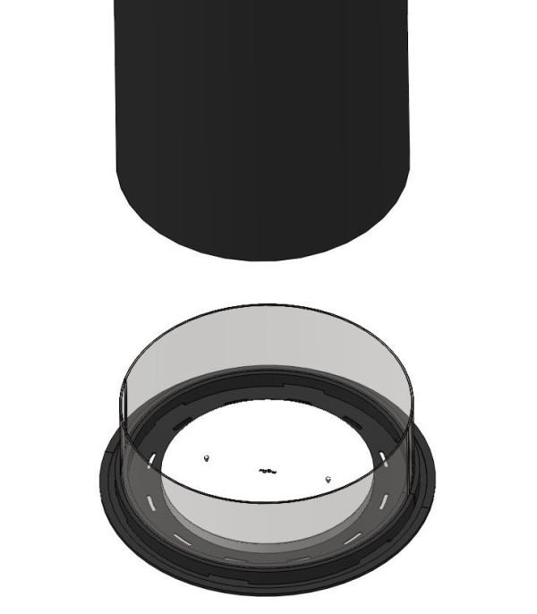 CHIMENEA A BIOETANOL INROUND