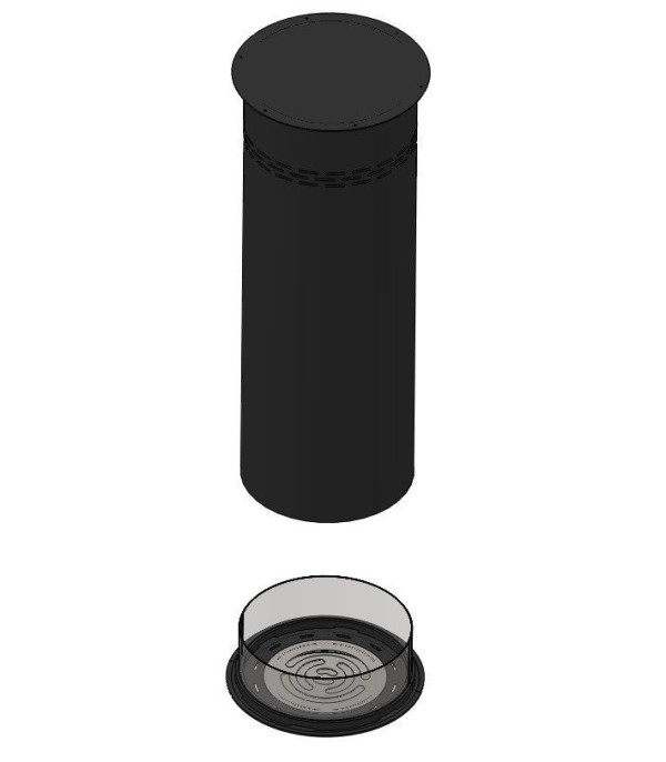 CHIMENEA A BIOETANOL INROUND