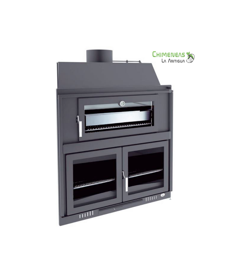 BARBACOA BH-100 HP CON HORNO Y PUERTA