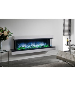CHIMENEA ELÉCTRICA CON MUEBLE EXO 1500