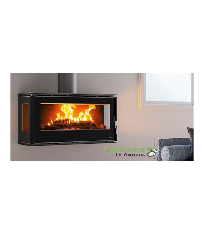 INSERTABLE DE LEÑA RA-100-2 THERMIC (Tres cristales)