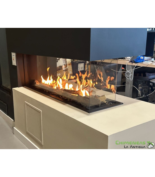 CHIMENEA DE GAS PANO 1100 TRES CARAS (ROOM DIVIDER)