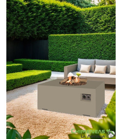 MESA DE EXTERIOR COCOON RECTANGULAR 107x80x46