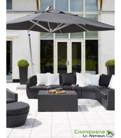 MESA DE EXTERIOR COCOON RECTANGULAR 107x80x46