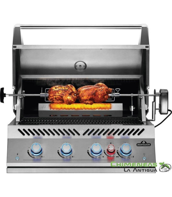 BARBACOA DE GAS SERIE 700 INTEGRADA DE 32'' con quemador trasero infrarrojo