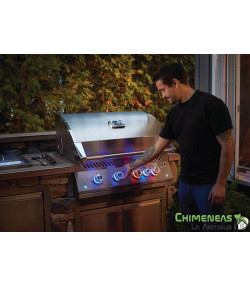 BARBACOA DE GAS SERIE 700 INTEGRADA DE 32'' con quemador trasero infrarrojo