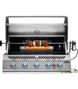 BARBACOA DE GAS SERIE 700 INTEGRADA DE 38 con quemador trasero infrarrojo
