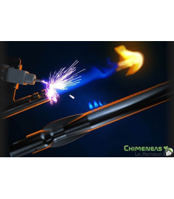 BARBACOA DE GAS SERIE 700 INTEGRADA DE 38 con quemador trasero infrarrojo