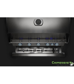 BARBACOA DE GAS SERIE 700 INTEGRADA DE 38 con quemador trasero infrarrojo