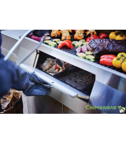 BARBACOA DE CARBÓN PROFESIONAL PRO605CSS