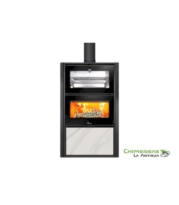 ESTUFA DE LEÑA CON HORNO BERGEN