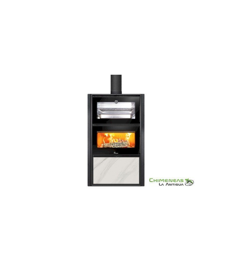 ESTUFA DE LEÑA CON HORNO BERGEN