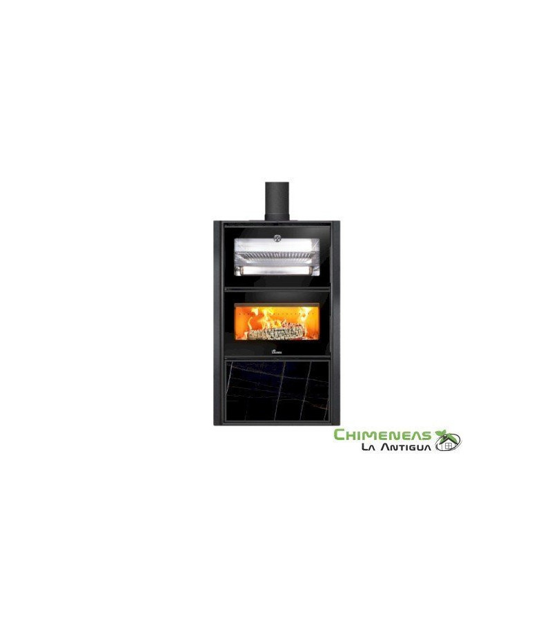 ESTUFA DE LEÑA CON HORNO BERGEN
