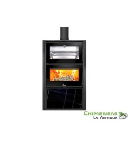 ESTUFA DE LEÑA CON HORNO BERGEN
