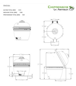 BARBACOA KAMADO GRILL XXL 70
