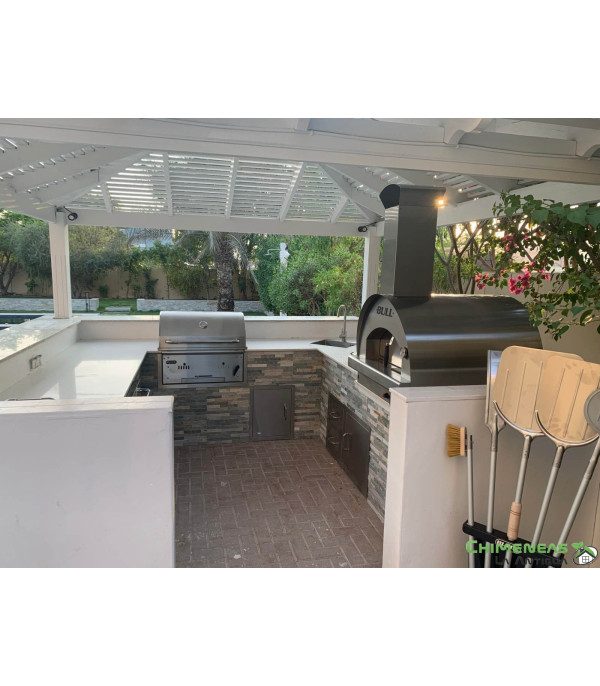 BARBACOA DE CARBÓN DE 76 CM BISON SIN CARRITO