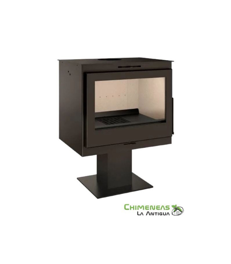 ESTUFA DE LEÑA DANA CON PATAS, MUEBLE O PIE CENTRAL