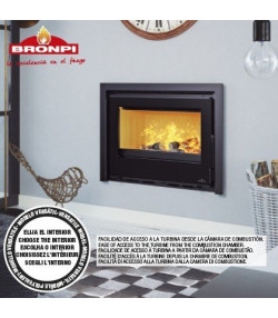 INSERTABLE DE LEÑA CAIRO - 90 BRONPI
