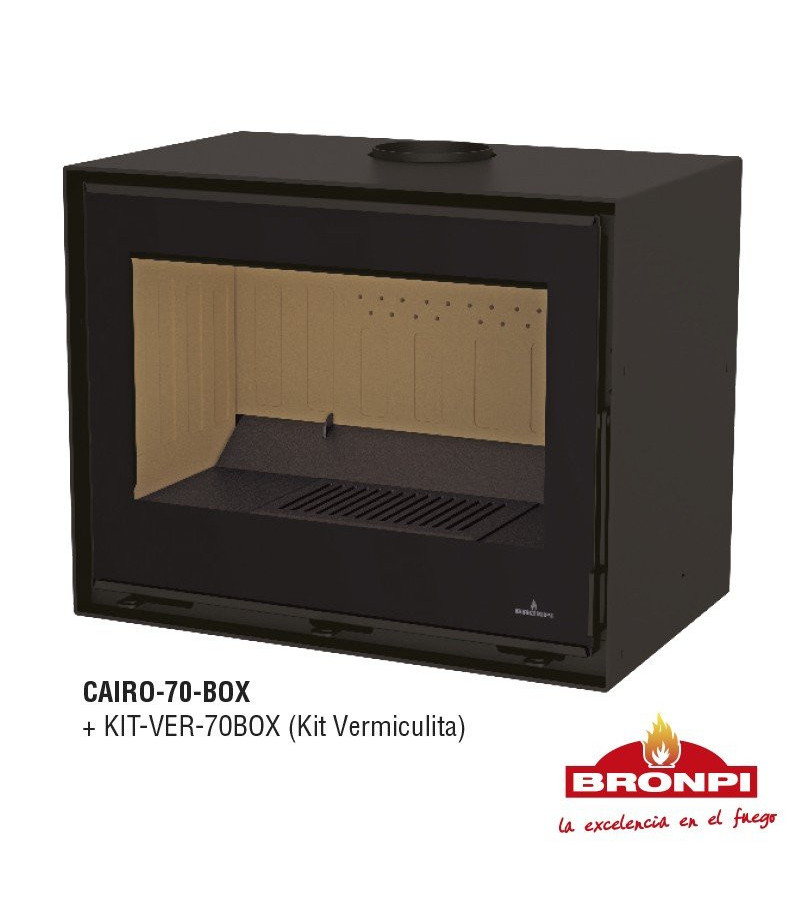 ESTUFA FRONTAL CAIRO 70 BOX