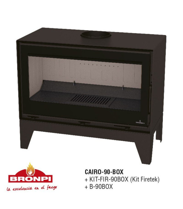 ESTUFA FRONTAL CAIRO 90 BOX