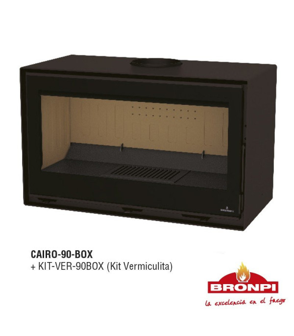 ESTUFA FRONTAL CAIRO 90 BOX