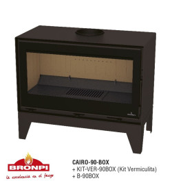 ESTUFA FRONTAL CAIRO 90 BOX