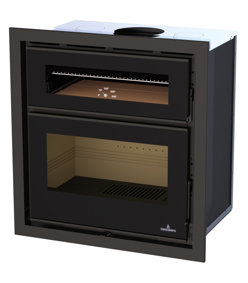 HORNO INSERTABLE DE LEÑA DENVER VISION
