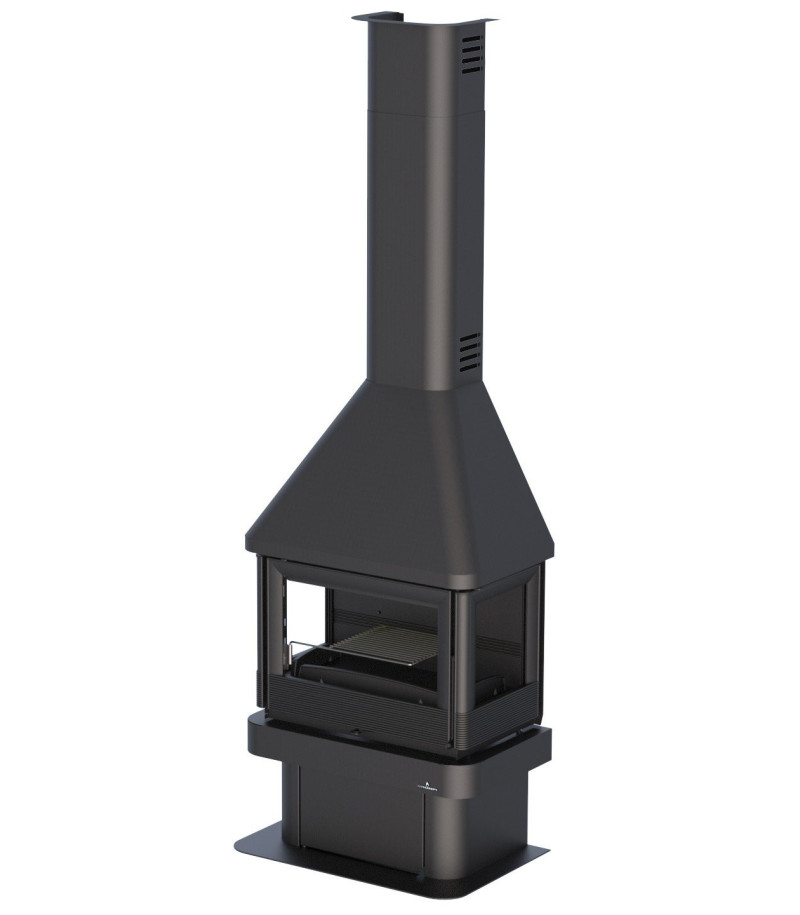 CHIMENEA METÁLICA LISBOA-3C BRONPI