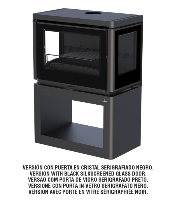 ESTUFA DE LEÑA VERSALLES VISION BRONPI