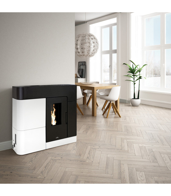 ESTUFA DE PELLET CLARA HYDRO EXTRAPLANA BRONPI