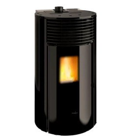 ESTUFA DE PELLET 10KW MODELO HELEN GLASS SALIDA VERTICAL
