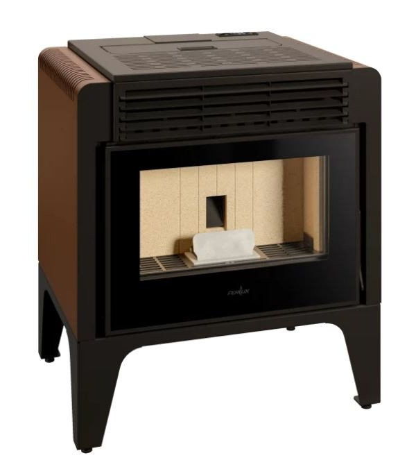 ESTUFA DE PELLET 8 KW MODELO OSIRIS CANALIZABLE