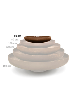 Pebetero de leña BONBOWL 60