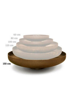 Pebetero de leña BONBOWL 150
