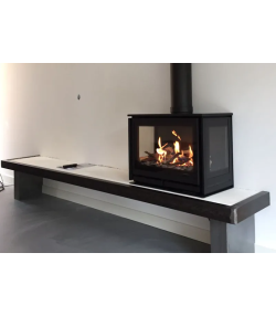 ESTUFA DE GAS SQUARE 60G (FRONTAL Y DOS LATERALES)