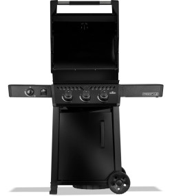 BARBACOA DE GAS FREESTYLE 365, 3 quemadores, quemador lateral tipo horno, negra