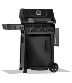 BARBACOA DE GAS FREESTYLE 365, 3 quemadores, quemador lateral tipo horno, negra