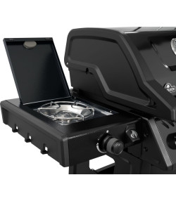 BARBACOA DE GAS FREESTYLE 365, 3 quemadores, quemador lateral tipo horno, negra