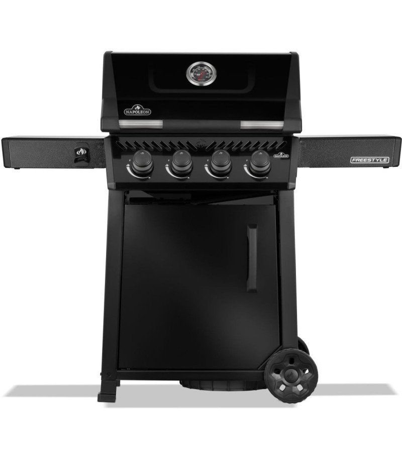 BARBACOA DE GAS FREESTYLE 425, 4 quemadores, negra