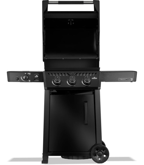 BARBACOA DE GAS FREESTYLE PRO 365, 3 quemadores, con Sizzle zone, negra