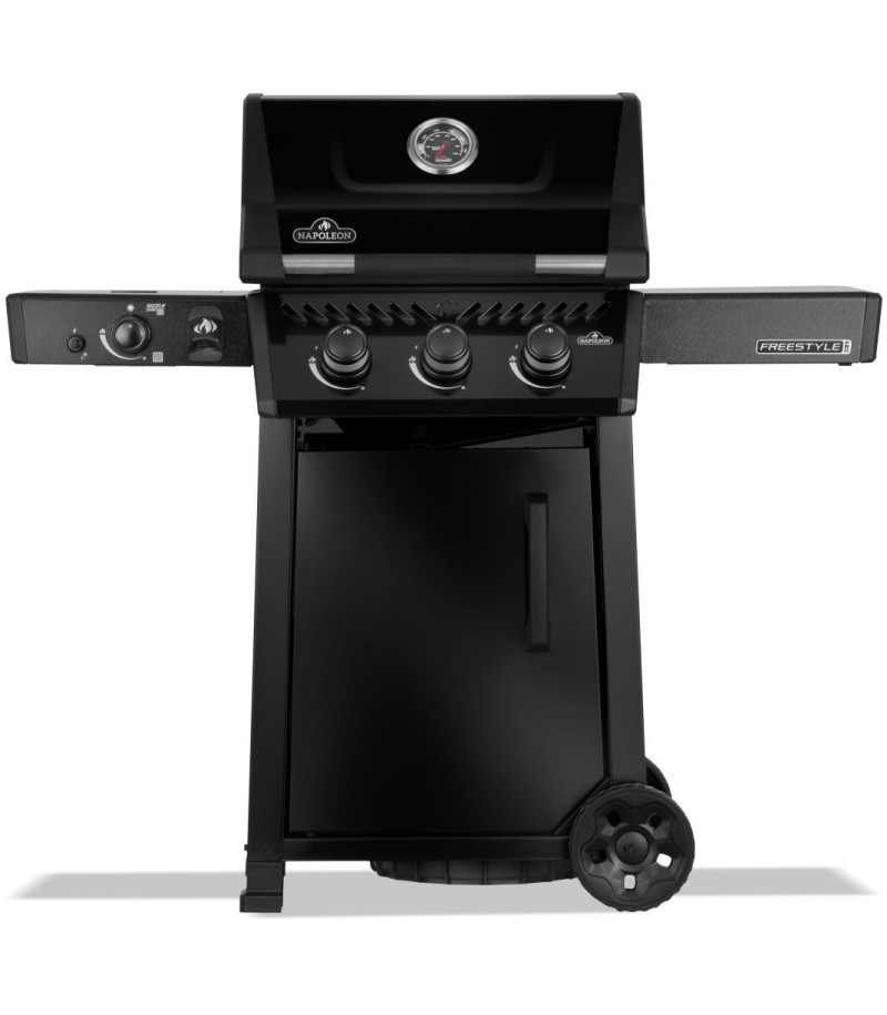 BARBACOA DE GAS FREESTYLE PRO 365, 3 quemadores, con Sizzle zone, negra