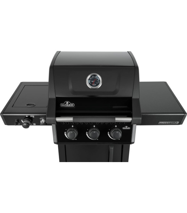 BARBACOA DE GAS FREESTYLE PRO 365, 3 quemadores, con Sizzle zone, negra