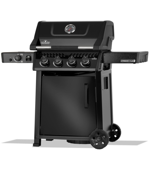 BARBACOA DE GAS FREESTYLE PRO 425, 4 quemadores, con Sizzle zone, negra