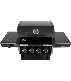 BARBACOA DE GAS FREESTYLE PRO 425, 4 quemadores, con Sizzle zone, negra