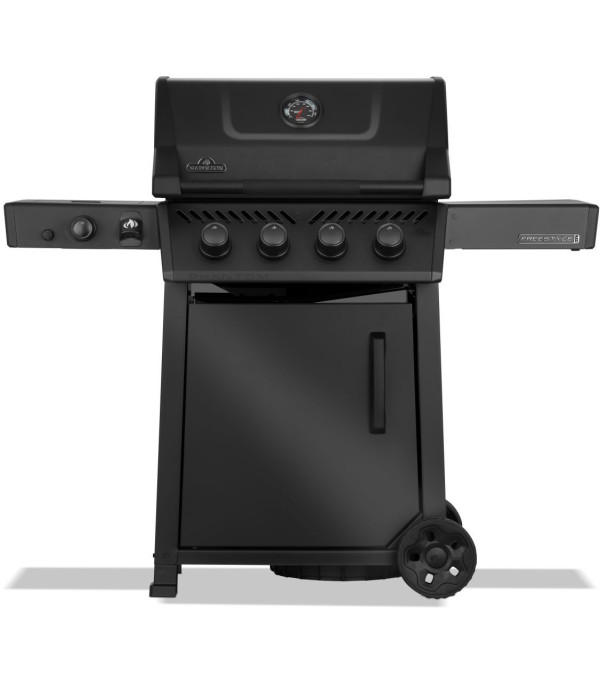 BARBACOA DE GAS PHANTOM FREESTYLE PRO 425, 4 quemadores, con Sizzle zone, negra phantom