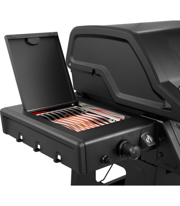 BARBACOA DE GAS PHANTOM FREESTYLE PRO 425, 4 quemadores, con Sizzle zone, negra phantom