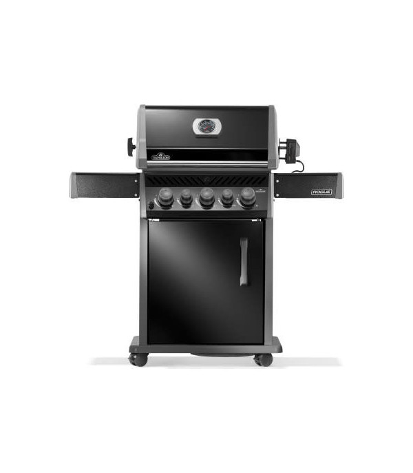 BARBACOA DE GAS ROGUE 425, con quemador lateral y trasero, negra