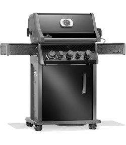 BARBACOA DE GAS ROGUE 425, con quemador lateral y trasero, negra