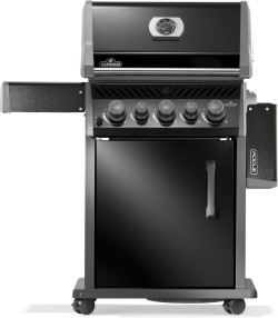 BARBACOA DE GAS ROGUE 425, con quemador lateral y trasero, negra