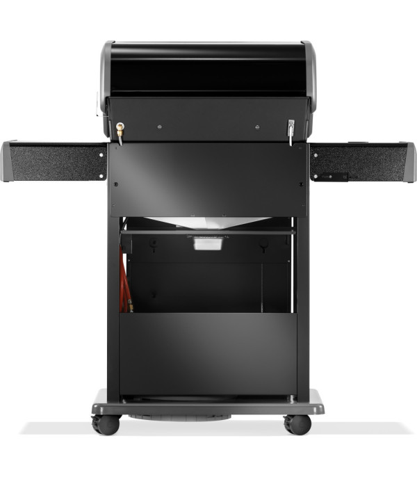 BARBACOA DE GAS ROGUE 425, con quemador lateral y trasero, negra